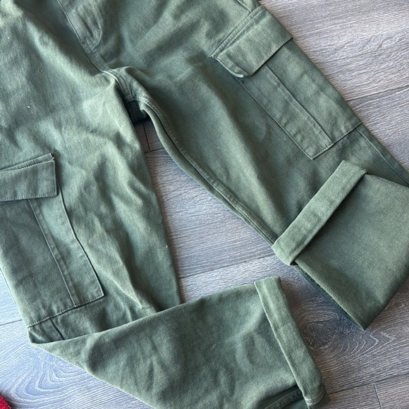 Pacsun Cadet Belted Utility Green High Rise Cargo Pant - Picture 11 of 12